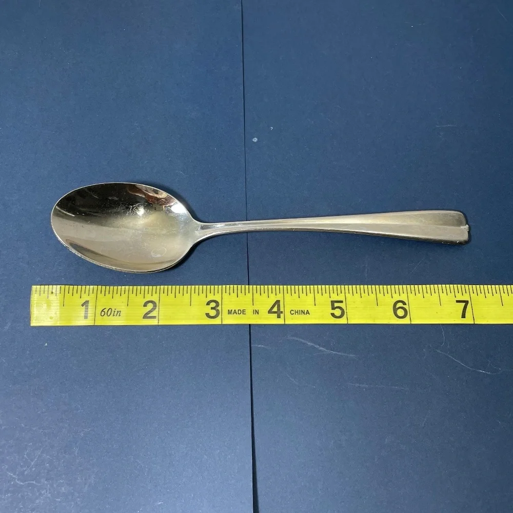 Vintage Oneida GALA IMPULSE Set of 4 Soup Spoons Stainless Flatware Silverware